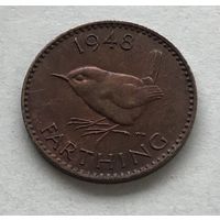 Великобритания 1 фартинг 1948 Георг VI