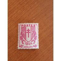 1944 Франция герб чистая клей MNH (2-3)