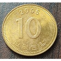 Южная Корея 10 вон, 2005    ( 1-4-5 )