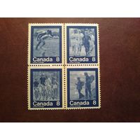 Канада 1974 г.Серия:Олимпийские игры, Монреаль, 1976 г. (2-й выпуск).Летние развлечения./5а/