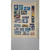 Сблрная тематика марок. Космос.