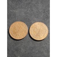 Германия 5 евроцентов 2008 D J