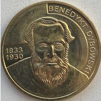 Польша 2 злотых 2010 г. Польские путешественники. Бенедикт Дыбовский (1833-1930)