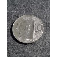 Филиппины 10 писо 2020 Unc