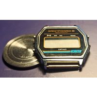 Elektronika 53 мелодия, сигнализация,  редкий, винтажный, оригинальный цифровой дизайн. Завод Интеграл  Новые .