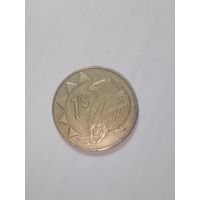Намибия 1 доллар  2002 года .