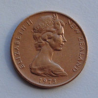 Новая Зеландия 2 цента. 1973 г.