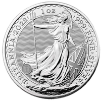 Великобритания Британия 2023г. Королева Елизавета II Серебро 999