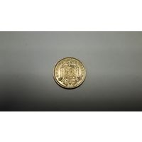 1 песета 1975 г. Испания. Внимательно читайте объявление.