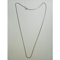 Цепочка серебряная - позолоченная  , 925 проба , 4.26 гр. 50 см .