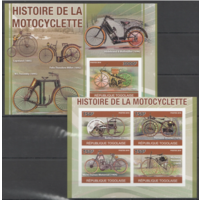 2010 - Того  Мотоциклы BL+KB   MNH