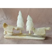 Статуэтка тетерева. Кость