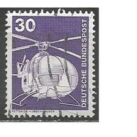 ФРГ. Геликоптер. 1975г. Mi#849.