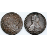 КОПИЯ 1 рубль 1762 ММД ДМ Петр III