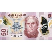 Мексика 50 песо образца 2012 года UNC p123Aa