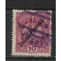 Австрия Немецкая Респ 1918 Корона Надп Стандарт #х231