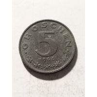 Австрия 5 грош 1966