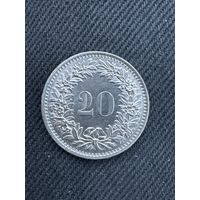20 раппенов Швейцария 1970