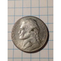 5 центов США 2002 Р год