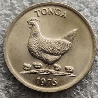 Тонга 5 сенити  1975 г.
