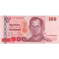 Таиланд 100 бат образца 2010 года UNC p123