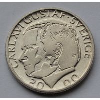 Швеция, 1 крона 2000 г.