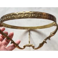 Обод посадочный Латунь бронза под плафон 17,2-17,5 Элемент деталь для люстр бра торшеров настольных ламп Цвет Золотистый