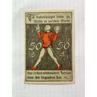 50 пфенигов (нотгельды) Германия г.Мёльн -1402