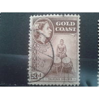 Золотой берег, колония Англии. 1954. Стандарт. Королева Елизавета II. 2d