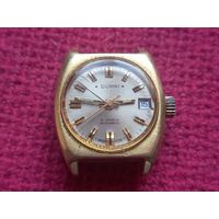 Часы Dumai Швейцария автоподзавод. Женские. Позолота.