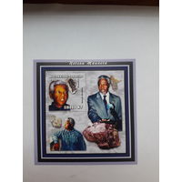 Марки  Мозамбик Лауреат Нобелевской премии Мира 1993 Н Мандела