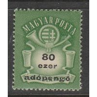 Венгрия 80е /Миллиард с надпечаткой ,,Адапенго-Эзер,,=1000 ,Адопенго=2 триллиона /1946г