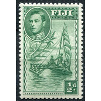 1938 Фиджи ** Каноэ марка из серии Британские колонии