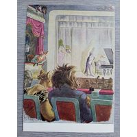 1954. Милашевский. "Без вины пострадавшие". Басня Михалкова