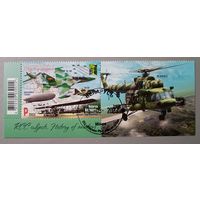 Лидский аэродром. 2023, марка с купоном, Беларусь