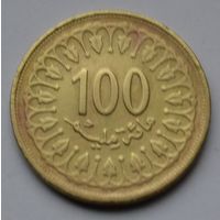 Тунис, 100 миллимов 1997 г.