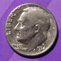 10 центов 1974 г США