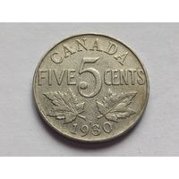 Канада 5 центов 1930 г.