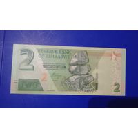 Зимбабве 2 доллара 2019