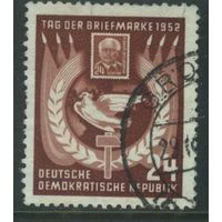 ГЕРМАНИЯ, ГДР - 1952 [Mi. 319] Гашеная (DDR02)