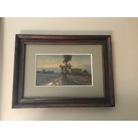 Павлыго А.Н. 1935-2012.Деревенский двор.