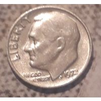 10 центов  (дайм) США 1972 мд Филадельфия