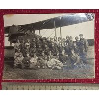 РЕДКОСТЬ фото- ОРИГИНАЛ группа летчиков РККА ВВС 1920-30г  (Алб)
