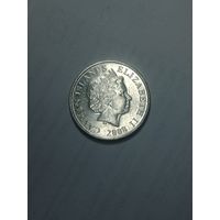 Каймановы острова 10 центов 2008 года .