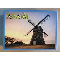 Латвия, города на спичечных коробках, Арайши, 7 х 5 х 2 см, спички