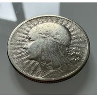 2 злотых 1933 г.  Польша.   Ядвига.  СЕРЕБРО.