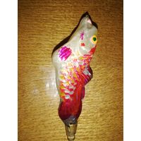 Елочная игрушка рыбка ссср