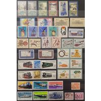 С 1 руб. Подборка марок из годового наьора ГДР за 1981 год. Отсутствуют всего несколько позиций