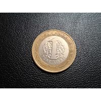 Турция 1 лира 2009