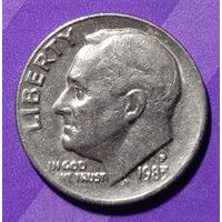 10 центов 1983 г  США